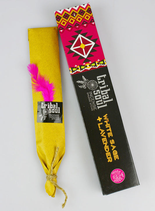Encens tribal soul sauge blanche/Lavande 15g