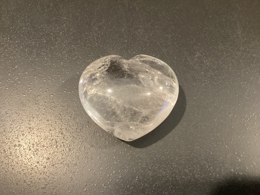 Cœur cristal de roche 45mm