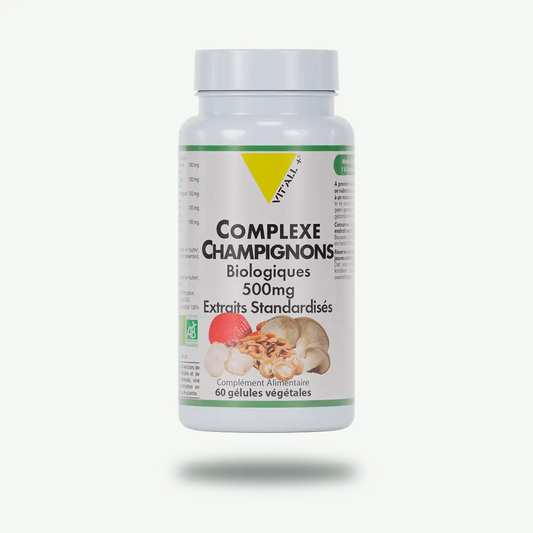 Complexe Champignons Bio 500mg Vit'all+