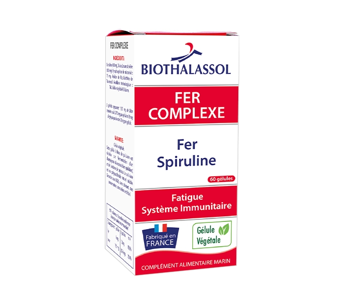 Fer complexe 60 gélules  biothalassol