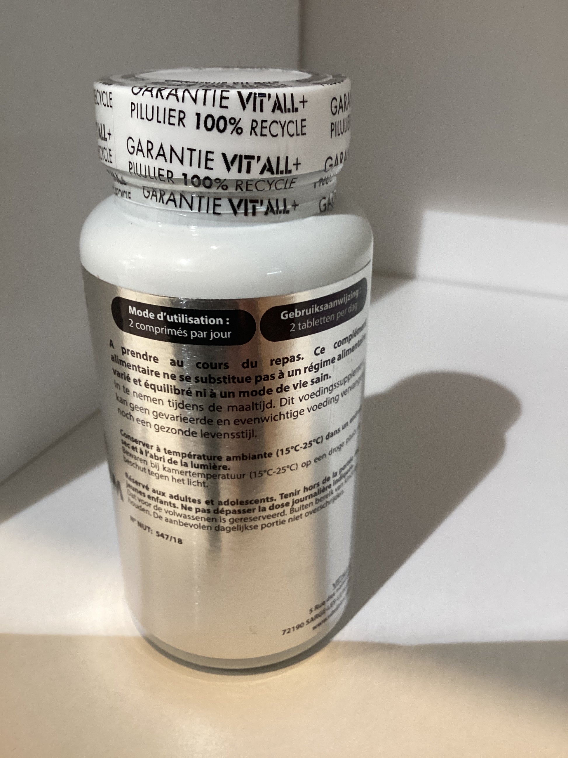 Calcium magnésium zinc D3 Vit'all +3
