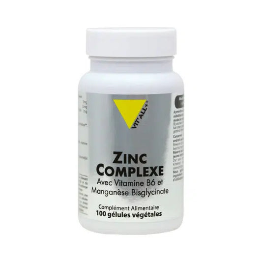 Zinc Bisglycinate 100 gélules Vit'all+